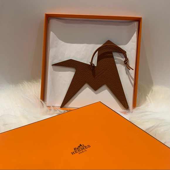 Hermes Origami Horse Leather Charm Petit H - Picture 4 of 4